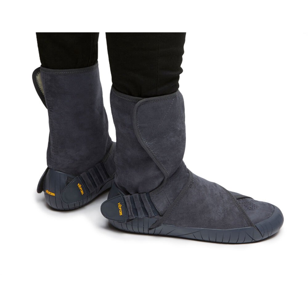 Vibram Furoshiki Dame Støvler Grå - Eastern Traveler Mid - 0389SZNFK